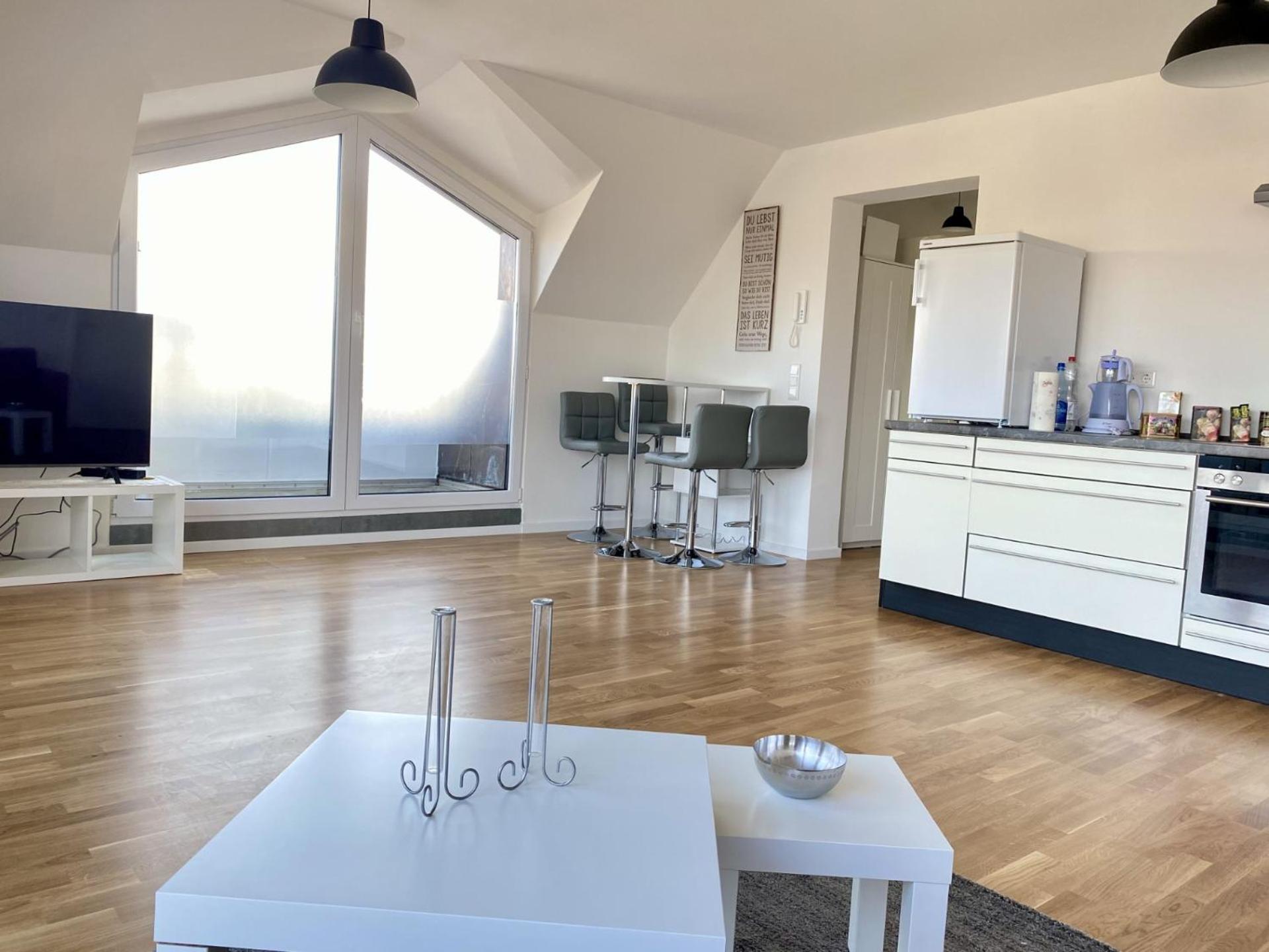 Schoenes Erwachen Im Frankfurter Penthouse Frankfurt am Main Exteriör bild