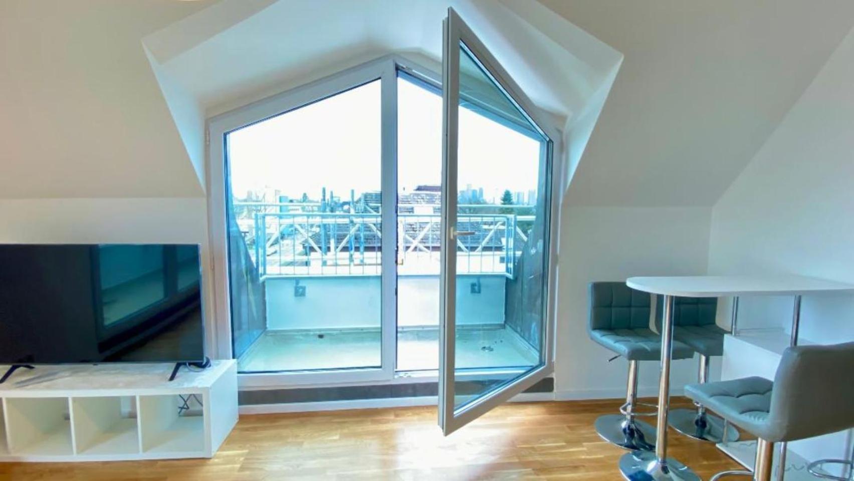 Schoenes Erwachen Im Frankfurter Penthouse Frankfurt am Main Exteriör bild